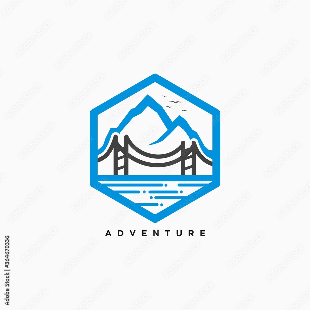 Adventure logo vector design template