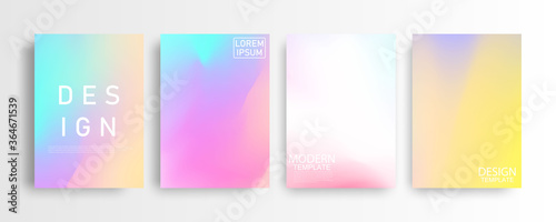 Abstract mockup Pastel colorful gradient background A4 concept for your graphic colorful design, Layout Design Template for Brochure