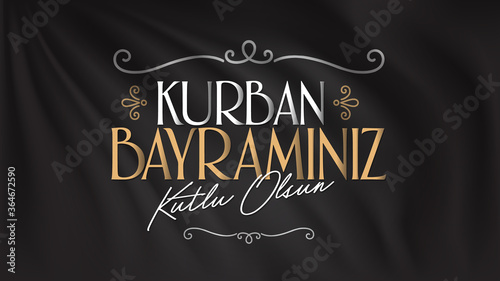 Happy Feast of the Sacrifice (Turkish: Kurban Bayrami Kutlu Olsun) Billboard, e Card, Social Media Design