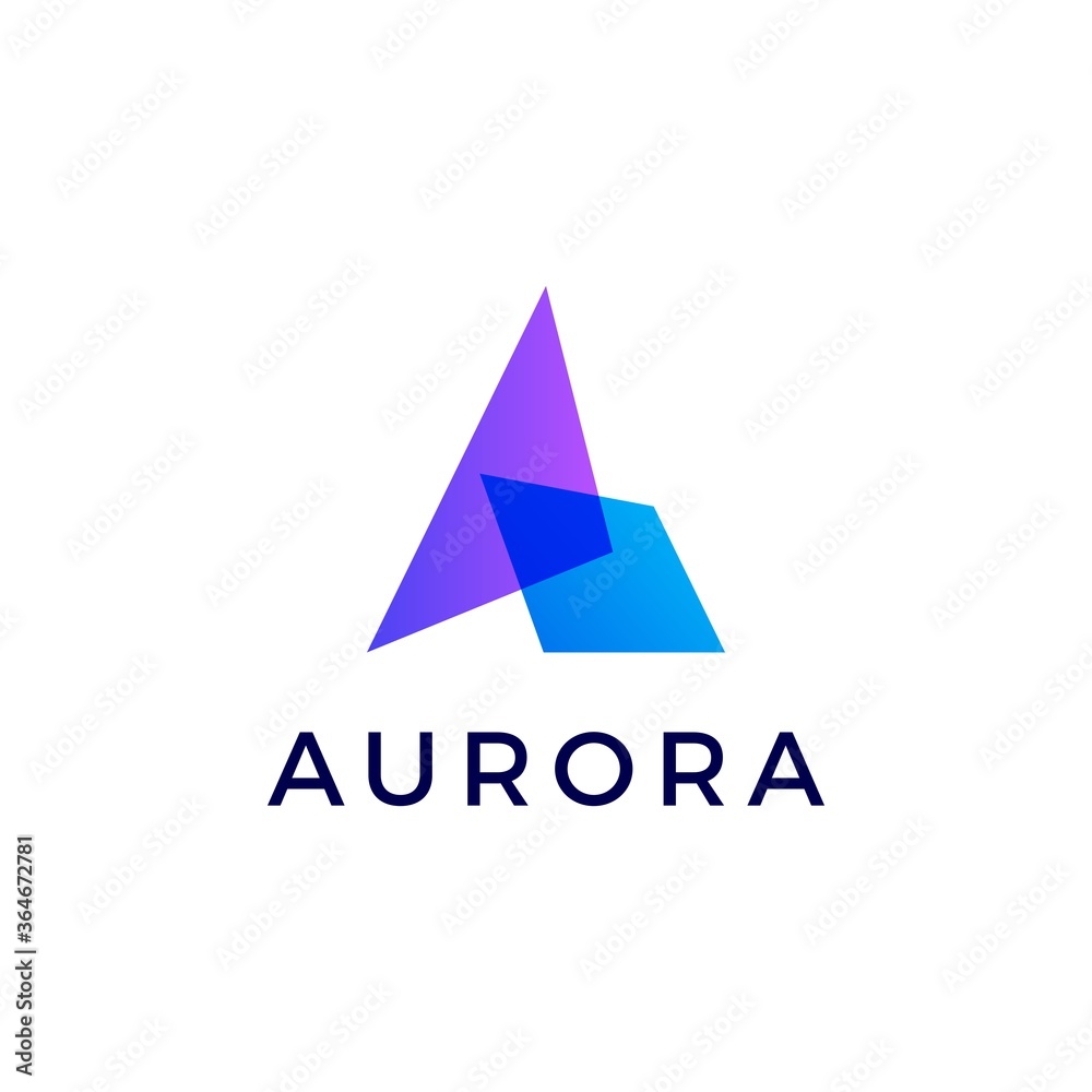 a letter gradient logo vector icon illustration a letter gradient logo vector icon illustration