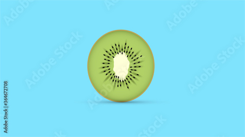 sfondo, kiwi, estate, frutta	
