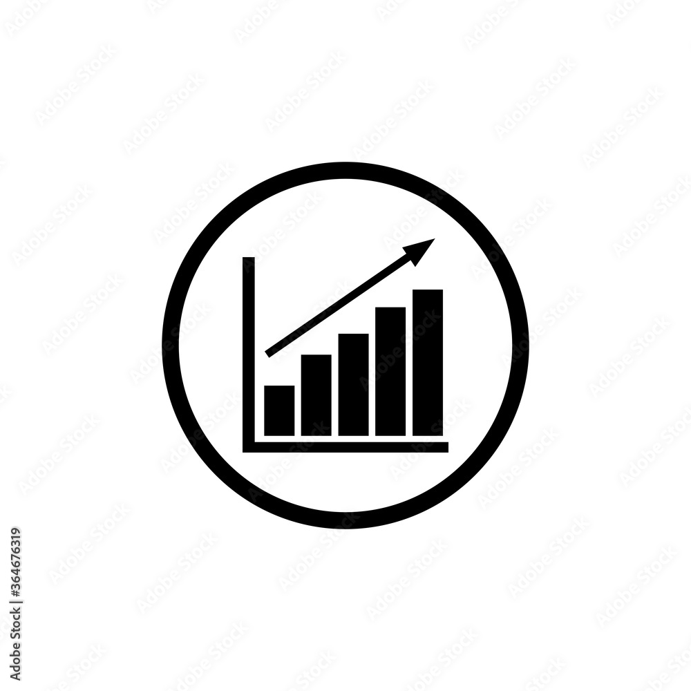 graphic and diagram icon vector symbol eps 10 isolated illustrations white background