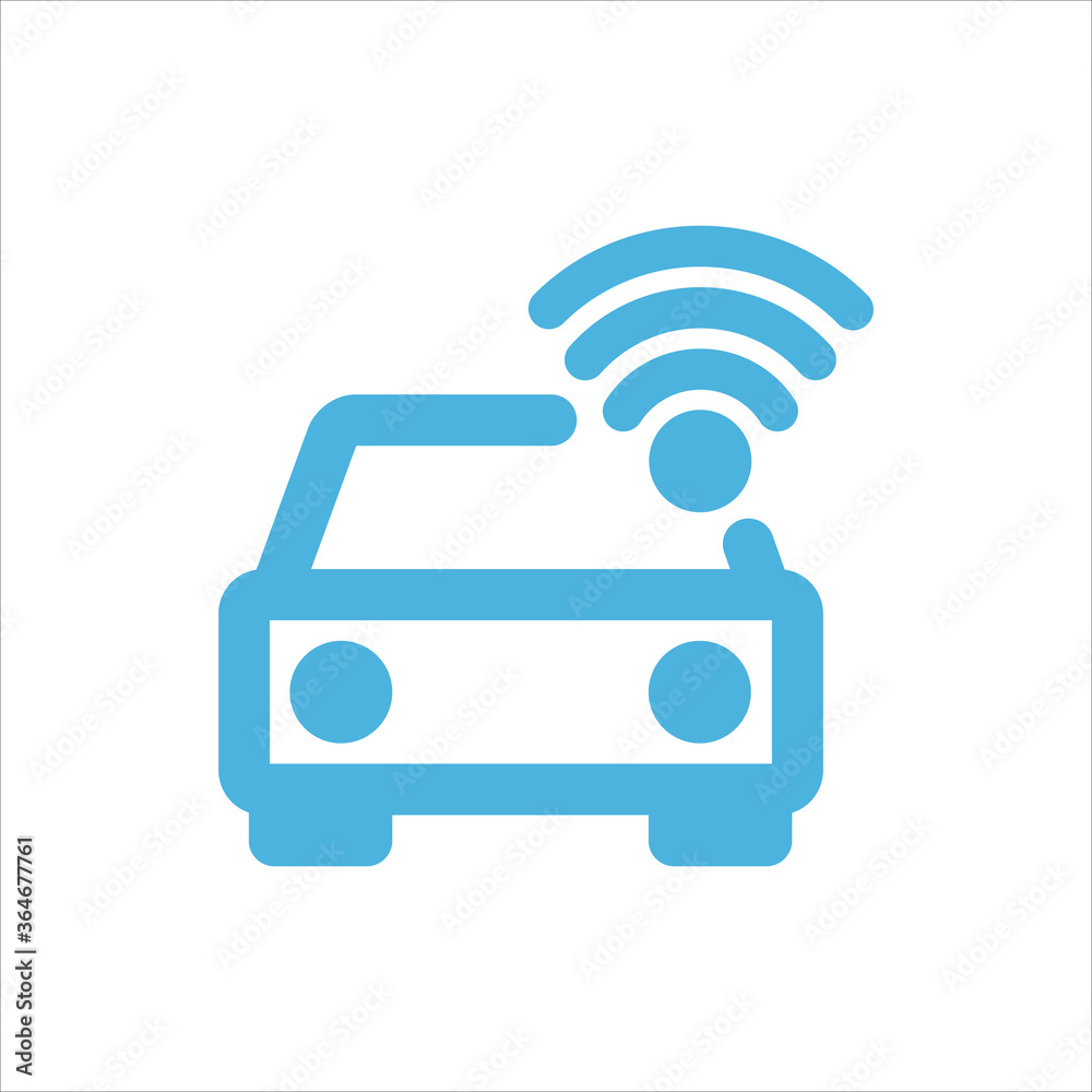 smart car icon flat vector logo design trendy smart car icon flat vector logo design trendy