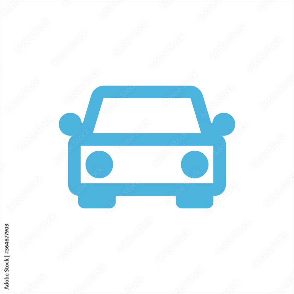 car icon flat vector logo design trendy