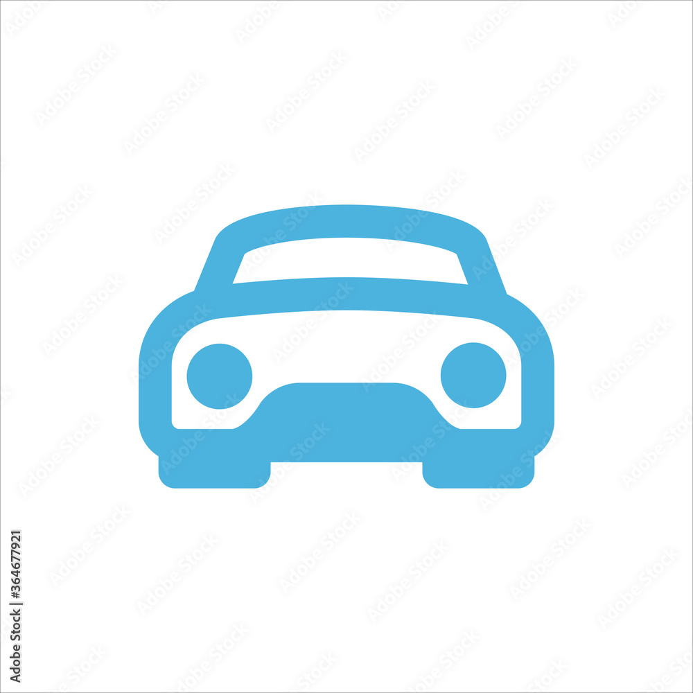 car icon flat vector logo design trendy