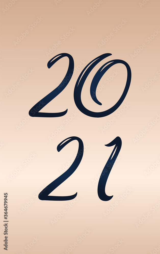 Happy new year 2021 vector background, Cover of card for 2021 Happy new year 2021 vector background, Cover of card for 2021