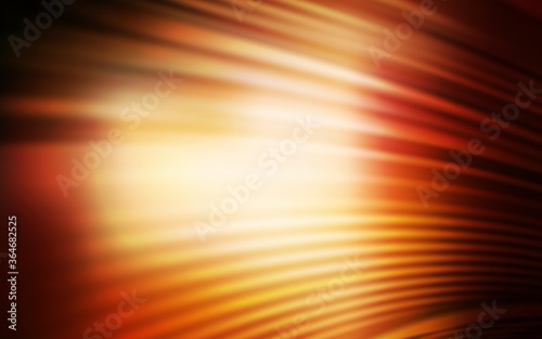 Dark Orange vector background with wry lines. A circumflex abstract illustration with gradient. Abstract style for your business design.