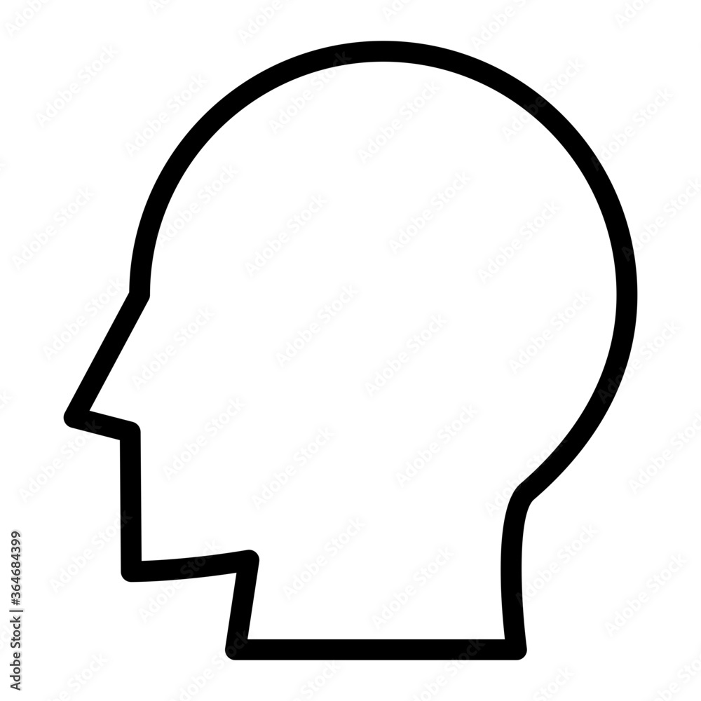 Head of man icon Head of man icon