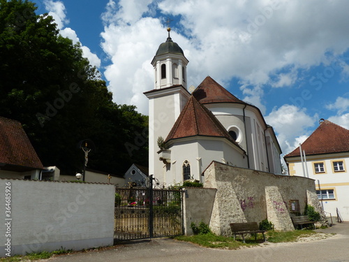 In the Middle Ages, the Mariaort church belonged to the St. Emmeram monastery in Regensburg and was assigned to the parish of Eilsbrunn. Germany photo