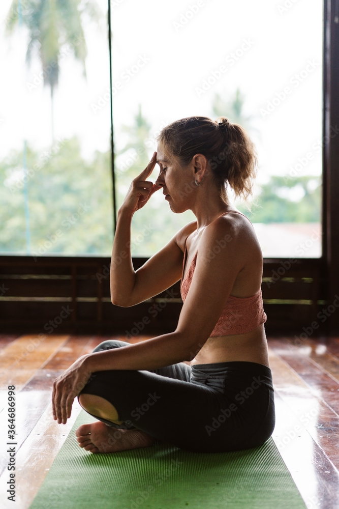Yoga in the morning