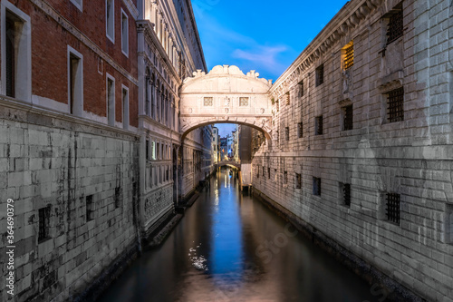 Ponte dei Sospiri also known as the Bridge of Sighs, Venice, Italy