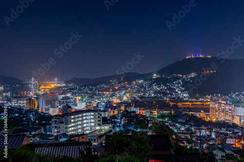 長崎の夜景　長崎市の夜景 © SHIMA