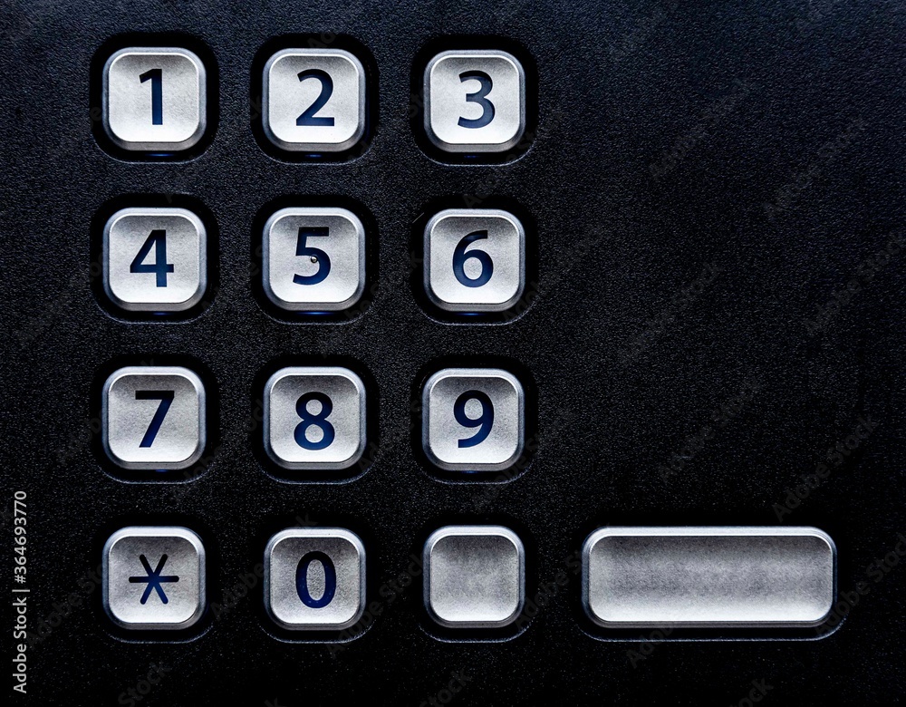 Secure password on keyboard for opening home house door Secure password on keyboard for opening home house door