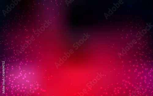 Dark Red vector template with space stars. Modern abstract illustration with Big Dipper stars. Pattern for astrology websites.