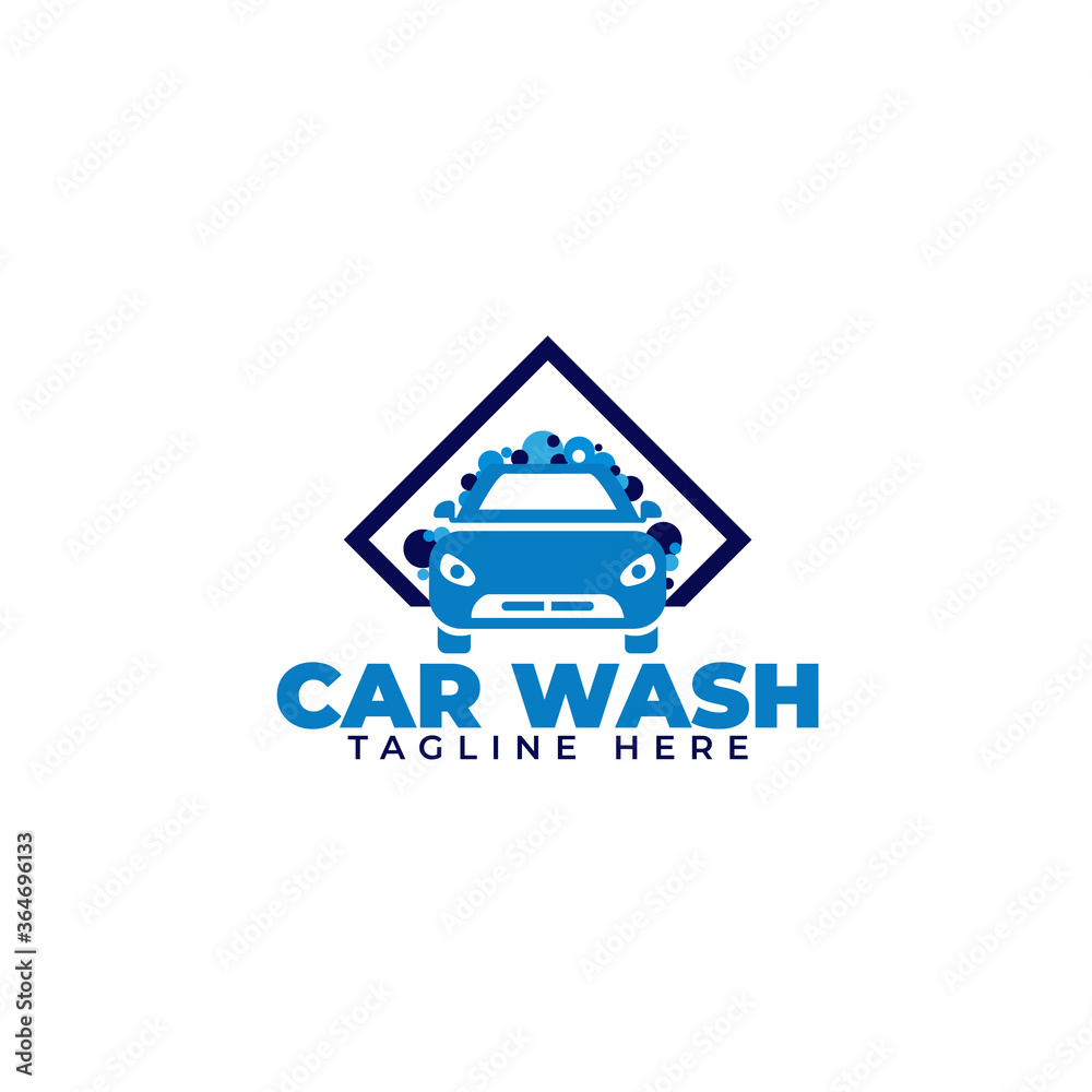 Car Wash Vector Logo Designs Template. Concept vector, Automotive Cleaning logo template.