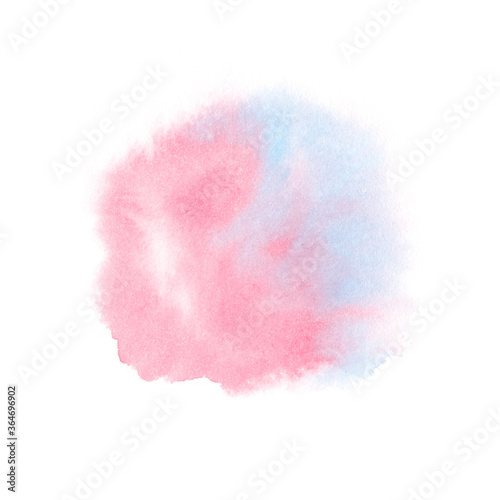 Watercolor art cloud paint background. Perfect art abstract design for logo and banner.