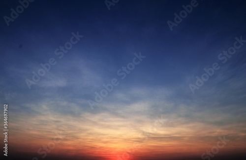Fototapeta Naklejka Na Ścianę i Meble -  sunset in the sky