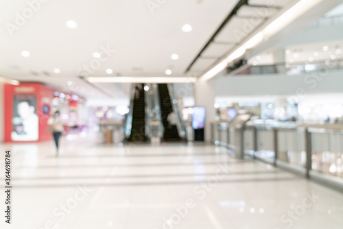 abstract blur shopping mall and retail store