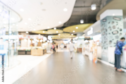 abstract blur shopping mall and retail store