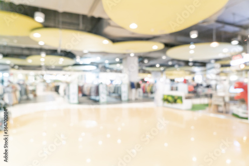 abstract blur shopping mall and retail store