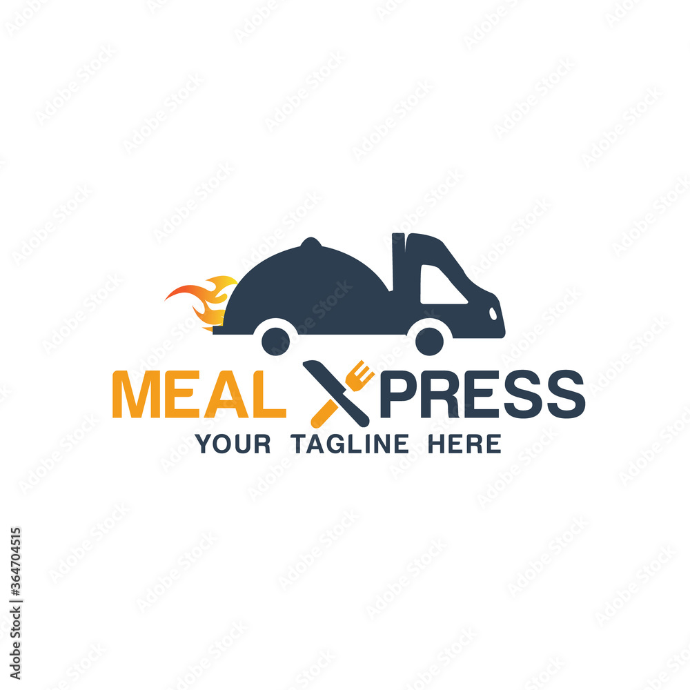 Meal Xpress is a Food Delivery Logo. This icon describes any type of