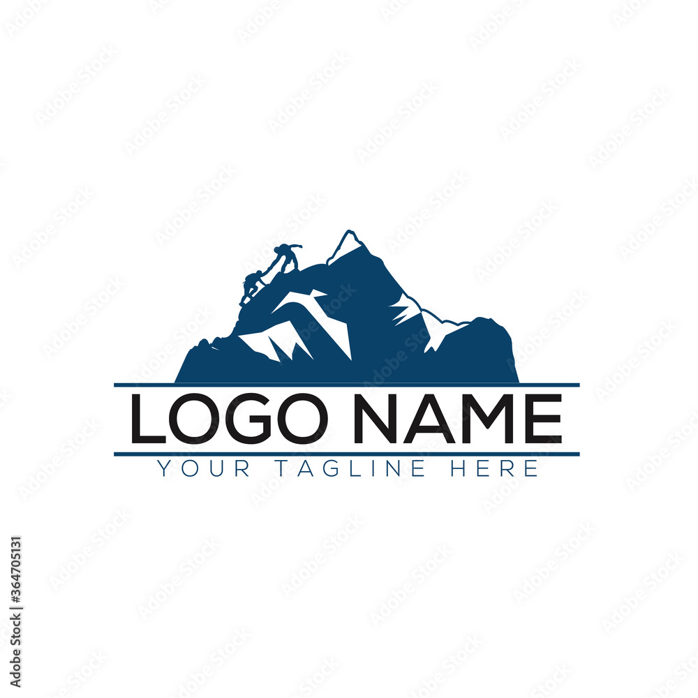 Vector logo of Everest Restaurant Logo, Himalayas. Vector logo of Everest Restaurant Logo, Himalayas.