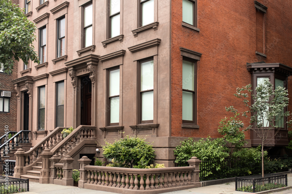 Naklejka premium Corner townhouse