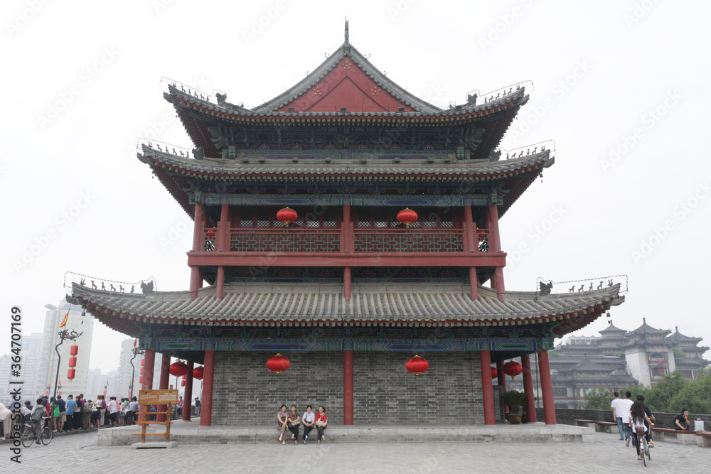 Andingmen, City wall gate, Xi'an, China