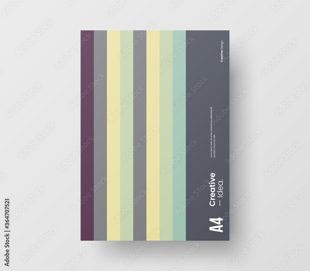 Amazing business presentation vector A4 vertical orientation front page mock up. Modern corporate report cover abstract geometric illustration design layout. Company identity brochure template. Amazing business presentation vector A4 vertical orientation front page mock up. Modern corporate report cover abstract geometric illustration design layout. Company identity brochure template.