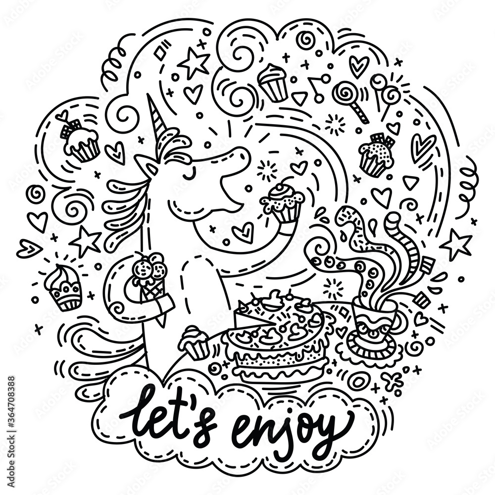 Lets enjoy unicorn Lets enjoy unicorn
