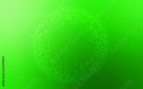 Light Green vector background with astronomical stars. Glitter abstract illustration with colorful cosmic stars. Pattern for futuristic ad, booklets.