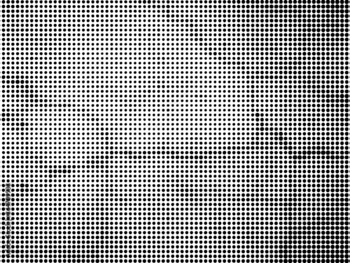 Grunge halftone dots background vector texture