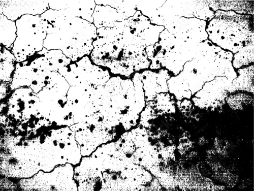 Grunge halftone dots background vector texture