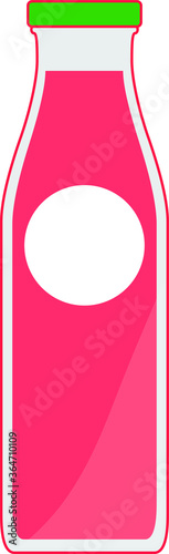 bottle beverage lemon juice liquid drinks sauce red pink 3
