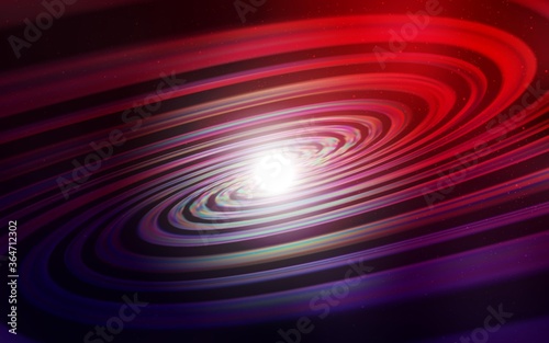 Dark Blue, Red vector layout with cosmic stars. Shining colored illustration with bright astronomical stars. Pattern for astrology websites.