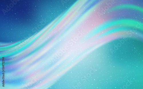 Light BLUE vector texture with milky way stars. Modern abstract illustration with Big Dipper stars. Pattern for astrology websites.