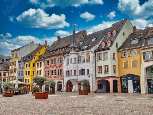 Street in Alsace. Colmar. France.Europe © VEOy.com