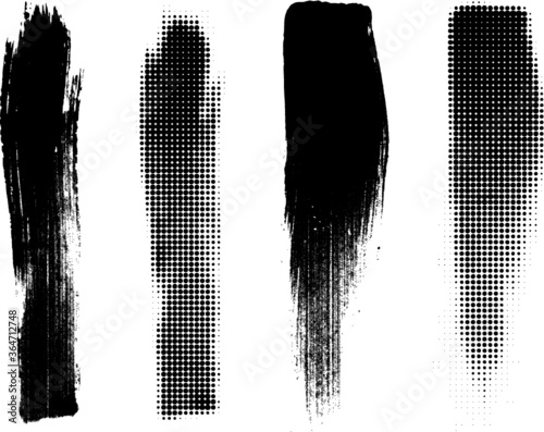 Halftone dots vector background texture