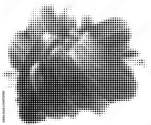 Halftone dots vector background texture