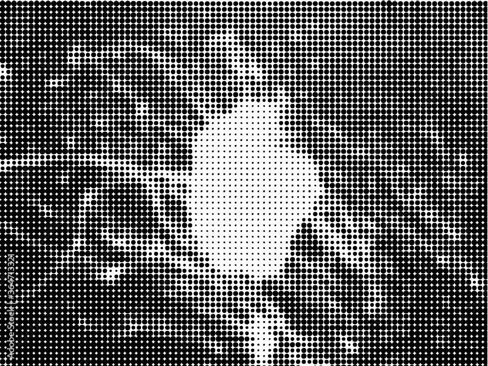 Halftone dots vector background texture
