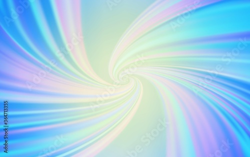 Light BLUE vector texture with bent lines. A circumflex abstract illustration with gradient. Abstract style for your business design.