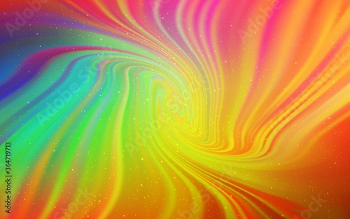 Light Multicolor vector background with astronomical stars. Modern abstract illustration with Big Dipper stars. Smart design for your business advert.