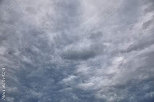 thunderclouds on a summer evening