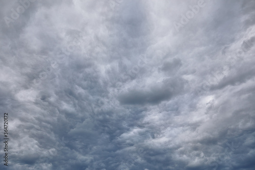 thunderclouds on a summer evening