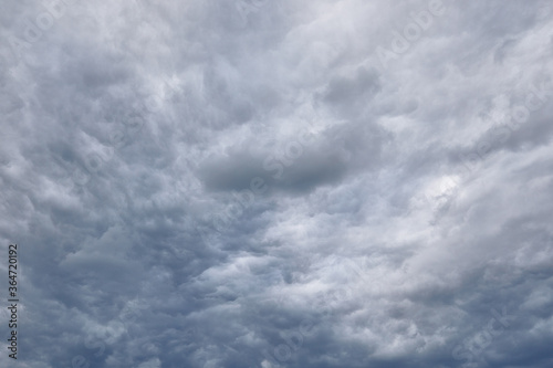 thunderclouds on a summer evening