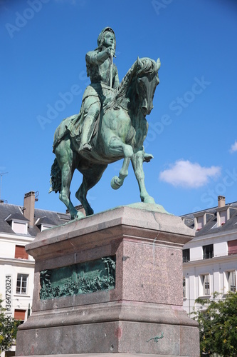 La statue de Jeanne d'Arc à Orléans