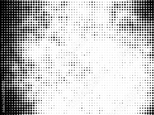 Halftone dots vector background texture