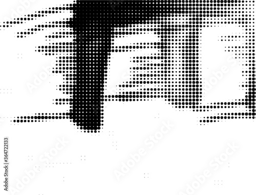 Halftone dots vector background texture