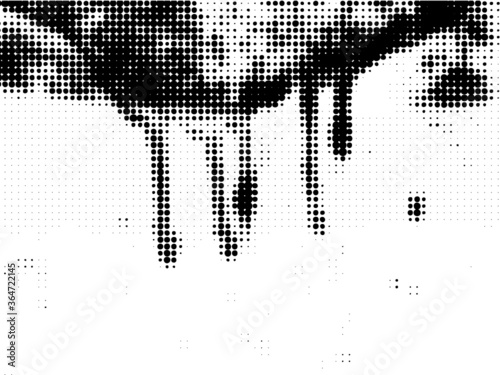 Halftone dots vector background texture