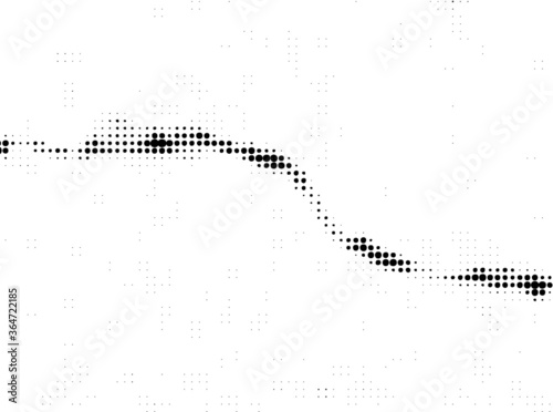 Halftone dots vector background texture